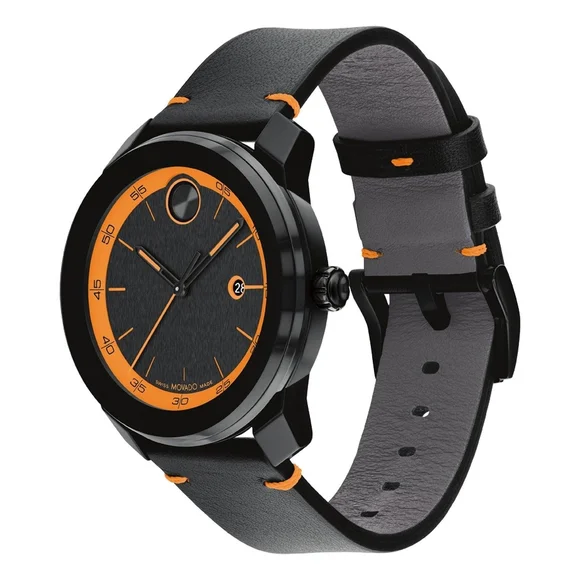 MOVADO BOLD TR90 3601113 LIGHT BROWN SILICONE STRAP SWISS 42MM MEN'S WATCH